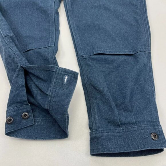 Patagonia All Seasons Double Knee Work Pants Blue Hemp Organic Jeans - Picture 6 of 16